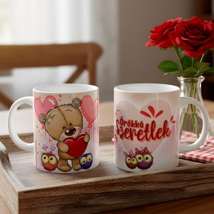 Örökké szeretlek ajándék bögre