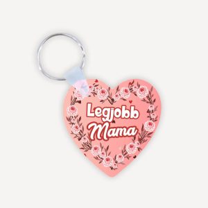 Legjobb Mama szivecskés kulcstartó