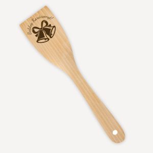 Gravírozott karácsonyi ajándék spatula – csengő