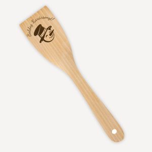 Gravírozott karácsonyi ajándék spatula – hóember