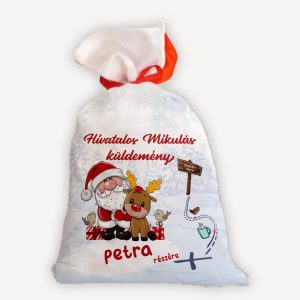Névre szóló Mikulás zsák – Hivatalos Mikulás küldemény 1