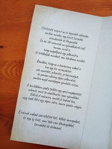 Karácsonyi pénzátadó kártya - minta 1