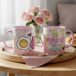 Valentin napi ajándék bögre – Mi vagyunk a legjobb páros – rózsaszín