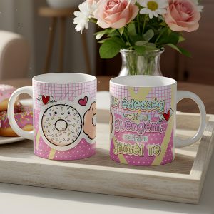 Valentin napi ajándék bögre – Az édesség volt a gyengém, aztán jöttél te