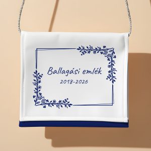 Iskolai ballagási tarisznya – virágos